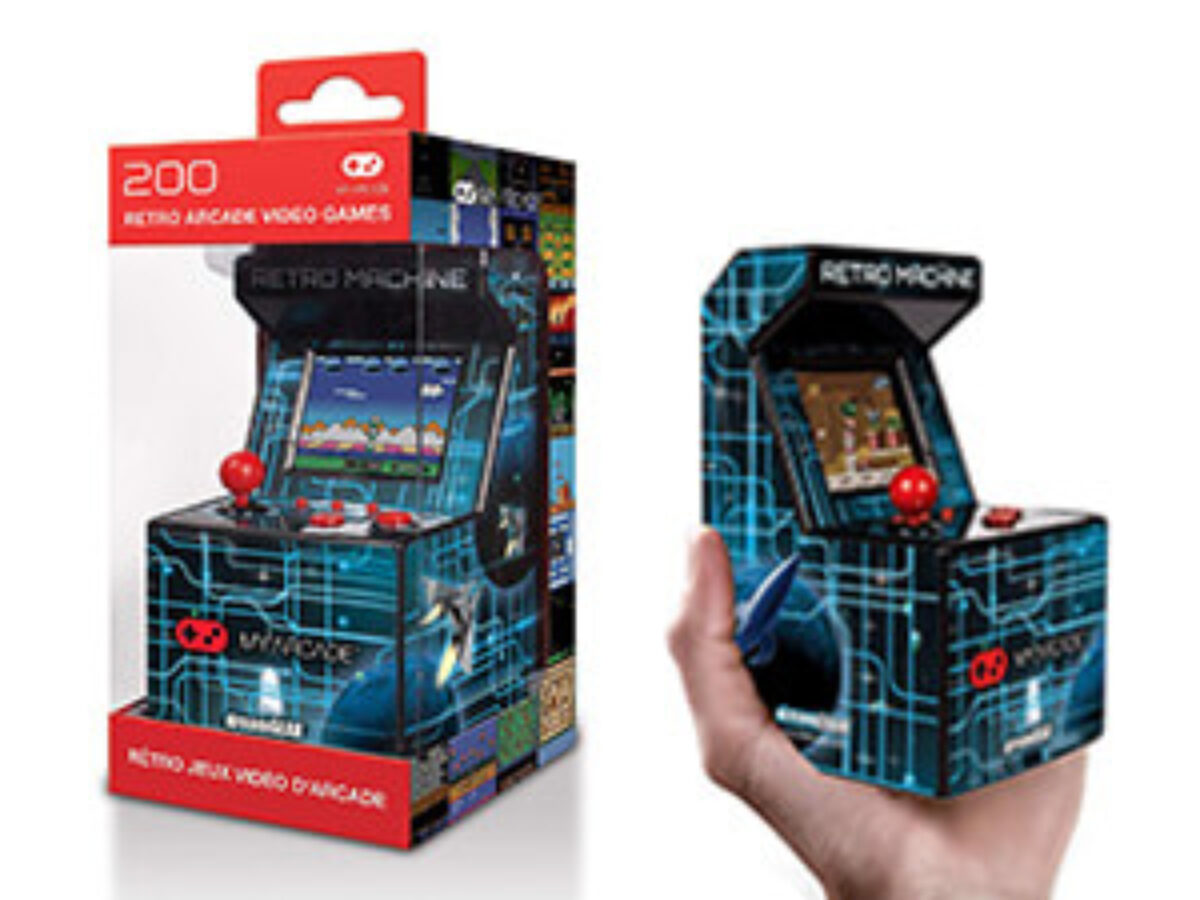 Portable Gaming Mini Arcade 200 Games -My Arcade Retro Machine LOT of 6 