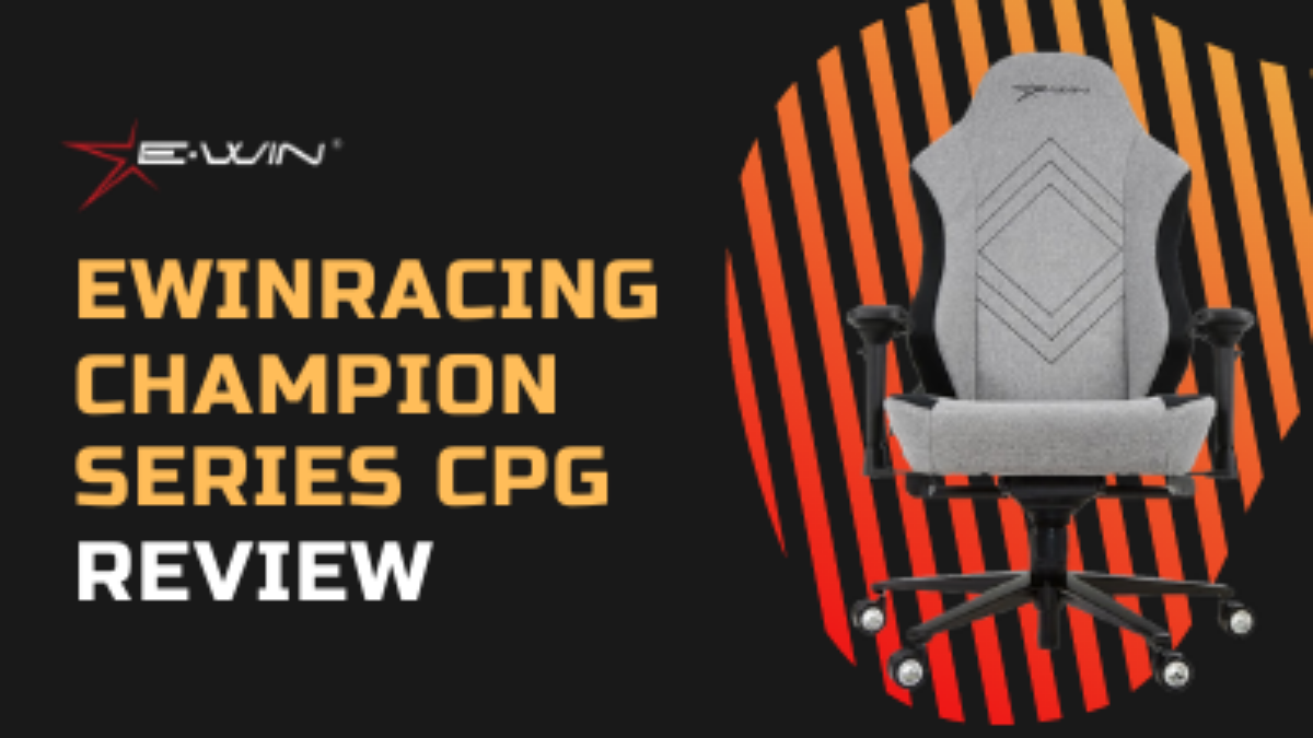 Matematisk katalog At vise E-Win Champion Series Ergonomic Gaming Chair - CPG Review